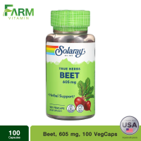 Solaray, Beet, 605 mg, 100 VegCaps