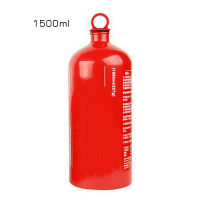 1500ML Red Aluminum Alloy Gas Oil Fuel Bottle Container Motorcycle Petrol Gasoline Canister Camping Hiking Accessories