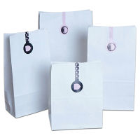 30Pcs 18*11*32cm Kraft Paper Gifts Food Take Out Packing Bag Grocery Retails Package Pouch Cookies Bread Paper Packing Bags