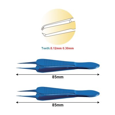 Castroviejo Suturing Forceps Eyelid Forceps With Tying Platform Ophthalmic Instrument Titanium Alloy