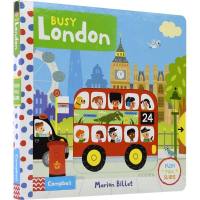 Busy London busy series office books London City Travel cognitive English picture book office paperboard Book Fun enlightenment parent child education interactive learning toy game book English original book