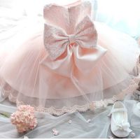 [NNJXD]Newborn Baby Girl Lace Wedding Baptism Dress Party Tutu Gown