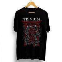 1 TRIVIUM B Hardcore Metalcore Nu Thrash Style เสื้อยืด S-3XL ใหม่ฤดูร้อนพิมพ์ลายเสื้อยืดลำลองเสื้อยืดผ้าฝ้ายที่น่าสนใจ