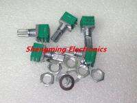 ♧♚ 10PCS stereo/pa/sealing potentiometer 10K B10K 15mm Dual Double Rotary Potentiometer.