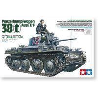 Tamiya 35369 1/35ชุดสร้างหุ่นประกอบรถถัง Enzerkampfwagen 38T ของเล่นพลาสติกชุดคิตสำหรับสร้างเขื่อนฮอยแบบทำมือ