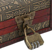 ？》：“： Wooden Storage Box Decorative Treasure Box Gift For Home Office