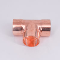 【CW】14"; 38"; 12"; 58"; 8 10 12 15 16mm ID 99.9 Copper End Feed Solder Tee 3 Ways Plumbing Fitting Coupler For Air Condition