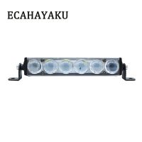 Ecahayaku บาร์ไฟ Led เลนส์6d 7นิ้ว,บาร์ออฟโรด4X4สำหรับรถยนต์รถ Jeep Atv Suv 4wd รถจักรยานยนต์สปอร์ตคานไฟขับรถ1ชิ้น