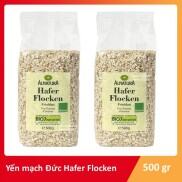 1KG Yến Mạch Hafer Flocken Bio Alnatura Đức Nguyên Hạt Nhuyễn túi 500g
