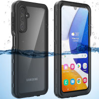 สำหรับ Samsung Galaxy A14ซองกันน้ำ5G ตัวป้องกันหน้าจอชัดเจนแบบ HD ในตัวเคสกันกระแทกมือถือได้เต็ม360องศาเคส Galaxy ซองกันน้ำ IP68ระดับมืออาชีพ A14 5G