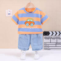 Fashion Kids Baby Boys Cotton Clothing Sets Toddler Infant Boy Tee Shirts + Shorts Children Wears T-shirt + Pants Outfits Suits 1 2 3 4 5Years