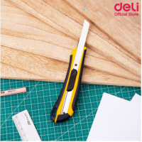 Deli 2039 Cutter คัทเตอร์ 13 ใบมีด (คละสี 1ชิ้น) คัตเตอร์สำนักงาน คัตเตอร์ราคาถูก คัตเตอร์ราคาถูก office อุปกรณ์สำนักงาน