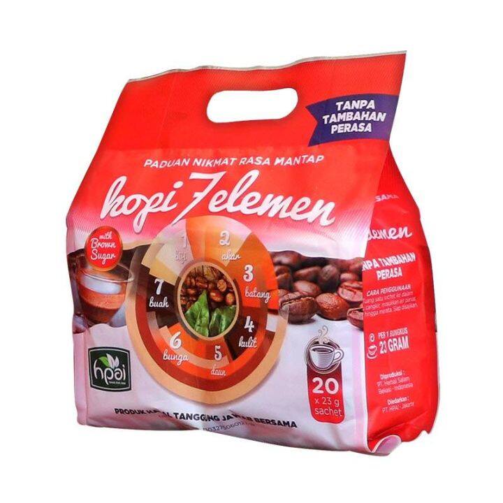 Kopi Elemen Sevel Hni Hpai Kopi Coffe Hni Hpai Isi Sachet Kemasan Merah Lazada Indonesia