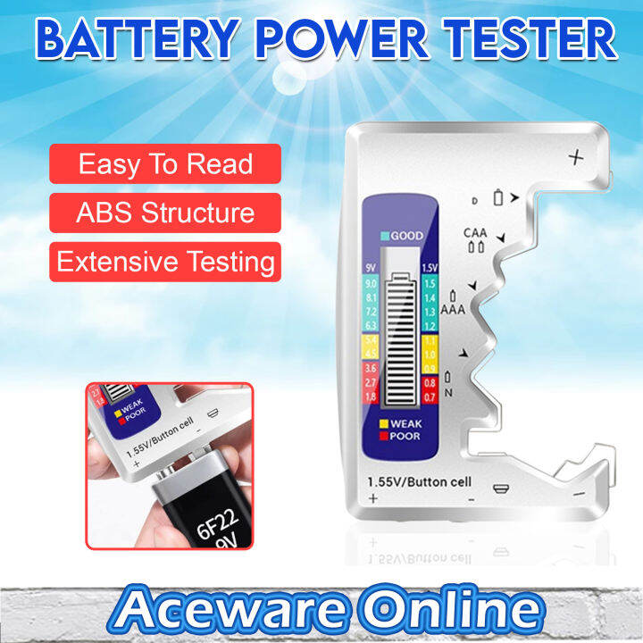 Universal Battery Tester Digital Battery Tester Battery Capacity Tester Bateri Checker Bateri