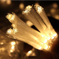 10M 100 LED String Light Optical Fiber Fairy Twinkle Lights Christmas Tree Wedding Party Lights Decoration Outdoor for Eaves Gar