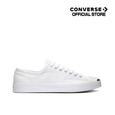Converse รองเท้าผ้าใบ Sneakers คอนเวิร์ส JACK PURCELL COTTON OX WHITE ผู้ชาย ผู้หญิง unisex สีขาว 164057C 164057CWW