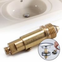 Basin Brass Spring Plug Bounce Valve Basin Bath Replacement Waste Easy Pop Up Click Clack Plug Bolt Spring Bathroom Sink Parts