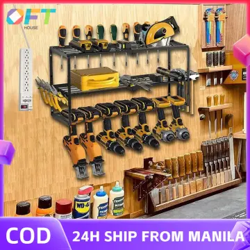 Shop Organizer Rack Wall Mounted Power Tool Organizers Storage