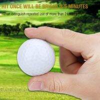 LED Golf Ball ลูกกอล์ฟยางสำหรับกีฬากลางคืน ดูดีสำหรับ Dark Night Sport Practice Training Daily Use