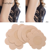 【 Prettyset】แผ่นแปะหน้าอกกาวในตัวแบบใช้แล้วทิ้งสวมใส่สบายแบบมองไม่เห็นหัวขวดนมนอนวูฟเวนสำหรับสุภาพสตรี20ชิ้นใกล้ชิด