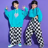 [COD] Childrens hip-hop childrens boys hiphop tide girls foreign style dance performance checkerboard