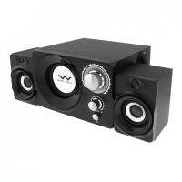 SADA S-20 2.1 Mini Black 11W ซับวูฟเฟอร์ไม้แบบพกพาเพลง USB ลำโพงคอมพิวเตอร์สำหรับเดสก์ท็อป/ทีวี /Pc/ สมาร์ทโฟน