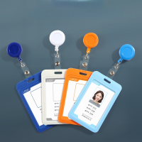 Doctor Nurse Exhibition Staff Credentials Tag ID Card Holder Pass Access Card Cover ID Tag Bus Card Sleeve