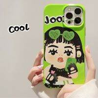 เคสโทรศัพท์ซิลิโคน TPU สำหรับเด็กผู้หญิงลายกราฟฟิตีแบบเท่ห์ใช้ได้กับ IPhone 11 Pro Max X Xr Xs 7 8 14 Plus 12 Pro Max 13