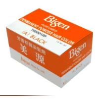 Bigen Hair coloring บีเง็น ผงย้อมผม เอ สีดำ 6 g. (12 กล่อง)