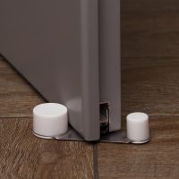 【LZ】 Stainless Steel Door Stopper ABS Plastic PVC Stops House Floor Door Wedge Handle Protector Wall deurstopper tope de puerta