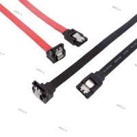 40cm red black Straight Right-angle SATA Cable 3.0  III  To Hard Disk Drive SSD HDD Sata 3 wire For Motherboard High Speed lead W6TH