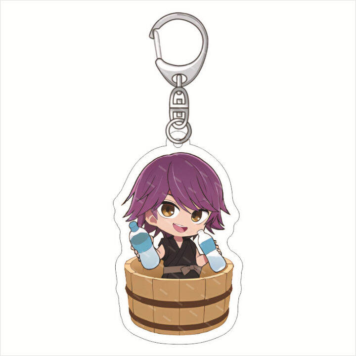 oshi-no-ko-keychain-anime-keyring-acrylic-cute-bag-pendant-kimono-hoshino-ai-ruby-arima-kana-gift