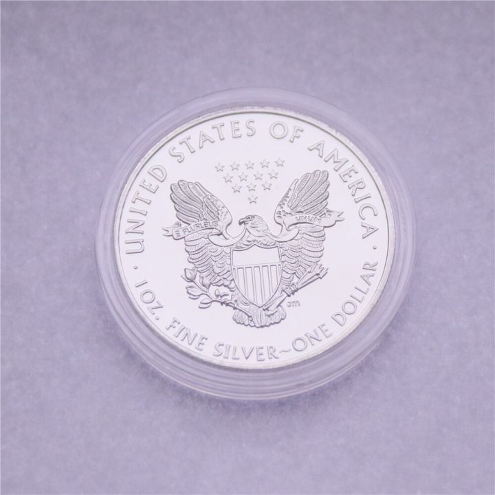 2021-1เหรียญเงินนกอินทรีย์อเมริกา-lyb3816ธนาคารเงิน