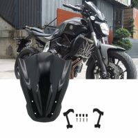 For Yamaha MT07 MT-07 FZ07 FZ-07 2013 2014 2015 2016 2017 Windshield Windscreen with Mounting Bracket FZ MT 07 Wind Deflectors