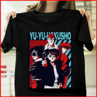 ขาย Yuyu hakusho แก๊งขนาด S 5XL O-คอผ้าฝ้ายเสื้อยืดผู้ชายลำลองชายแขนสั้นประเดิมท็อปส์ camisset mujer ที่มีคุณภาพสูง