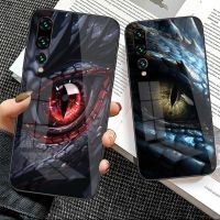 เคสกระจกลาย Dragon Eye สำหรับ P50,P30 P40 P20 Mate 40 30 9 8 7