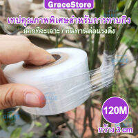 【Grace】3cmx120m เทปพันกิ่งไม้ อุปกรณ์ทำสวน เทปพันตอนกิ่ง อุปกรณ์การเกษตร เทปพันกิ่งทาบ พลาสติกทาบกิ่ง เทปติดตาต้นไม้ ผ้าเทปพันกิ่ง เทบพันกิ่งไม้ เทปเสียบยอด เทปใสพันกิ่ง เทปพันต่อกิ่ง tree grafting tape อุปกรณ์ตอนกิ่ง เทปพันทาบกิ่ง พลาสติกพันกิ่ง ฟิล์ม PE