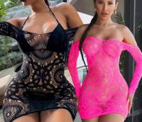 【jw】○❧  Hot plus size lingere Babydoll Translucent Teddies dress costumes sleepwear Bodysuits Costumes W371