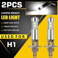 2pcs H1 LED Headlamp Bulb 6000k 100W High Low Beam Headlamp Bulbs Light Fog White Truck Driving Auto SUV Car h1 led 100w