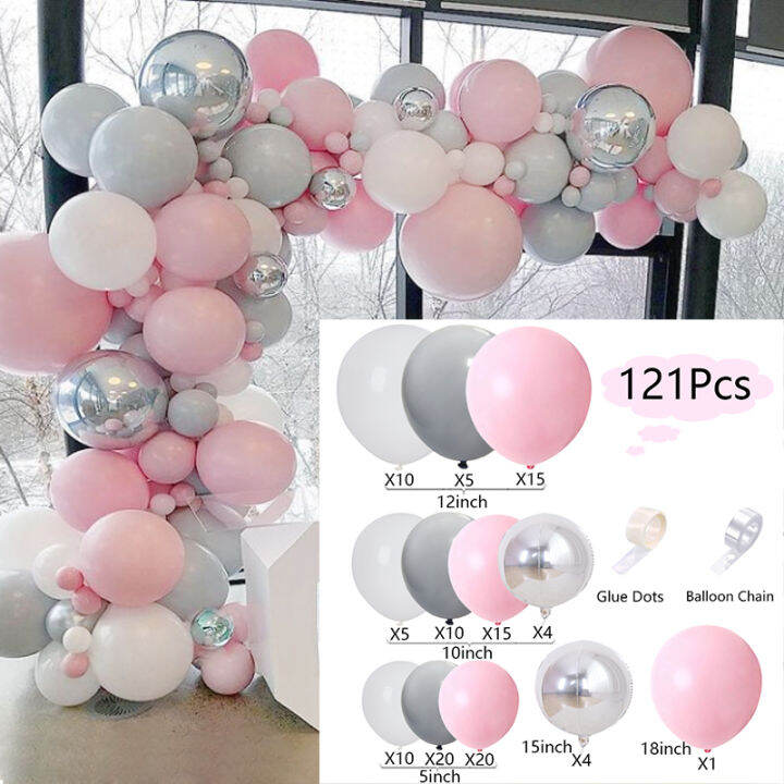 100pcs-balloons-arch-set-white-gray-pink-silver-balloon-garland-birthday-party-baby-baptism-shower-wedding-balloon-decoration