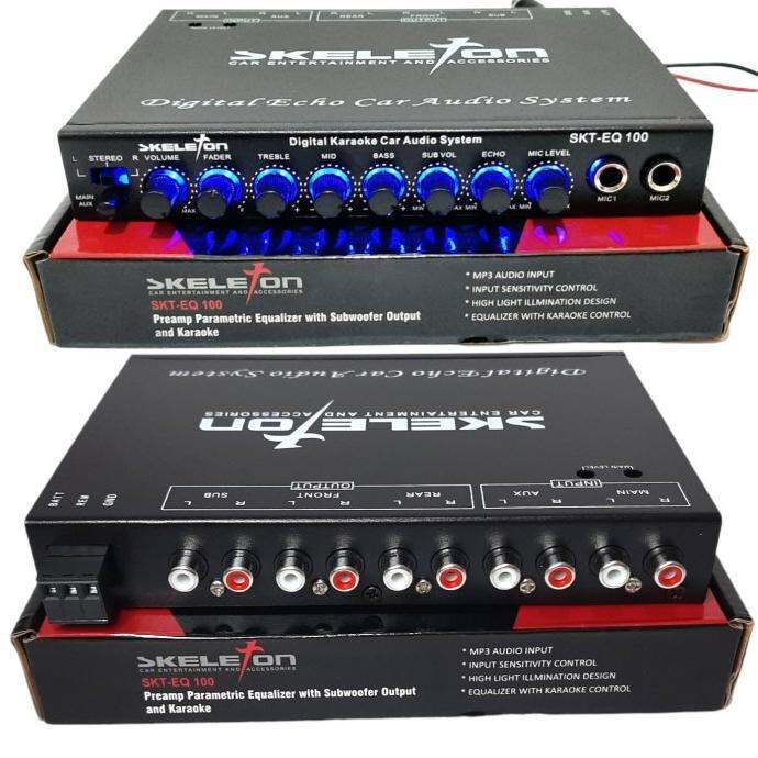 PARAMETRIC PREAMP EQUALIZER KARAOKE SKELETON EQ100 Lazada Indonesia