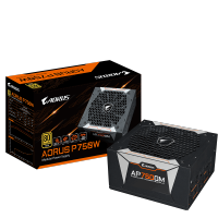 POWER SUPPLY (อุปกรณ์จ่ายไฟ) GIGABYTE AORUS P750W 80+ GOLD MODULAR - 750W 80 PLUS GOLD (ATX)