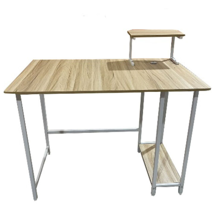โต๊ะทำงาน-โต๊ะคอม-โต๊ะทำงานหน้ากว้าง-โต๊ะขอบโค้งมน-มี-3-สีให้เลือก