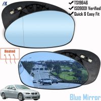 Newprodectscoming Front Left Right Wing Mirror Glass Heated Door Side Blue Rearview Rear View For BMW E81 E87 E82 E88 2004 13 E46 E90 E93 05 10