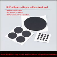 【DT】hot！ 10-120mm Round Self-adhesive Silicone Foot Cabinet Door Damping Buffer Anti-Collision Anti-Skid Thickness 3mm