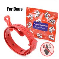 Red Adjustable Pet Cat Rabbit Neck Strap Anti Flea Mite Acari Tick Remedy Dog Collar Pet Supplies Cat Collar Prevent Scorpion