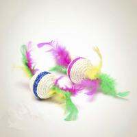 ทราย Vocal Sisal แบดมินตันของเล่นแมว