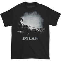 Hot sale Bob DYLAN Guitar &amp; Logo Official Merchandise T-Shirt - Adult T-Shirt - Mens T-Shirt  Adult clothes