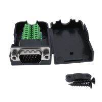 ‘’；【=- VGA Terminal VGA Solderless Connector 3+6 3+9 Male And Female Docking Display Three Rows D-SUB 15Pins With Shell