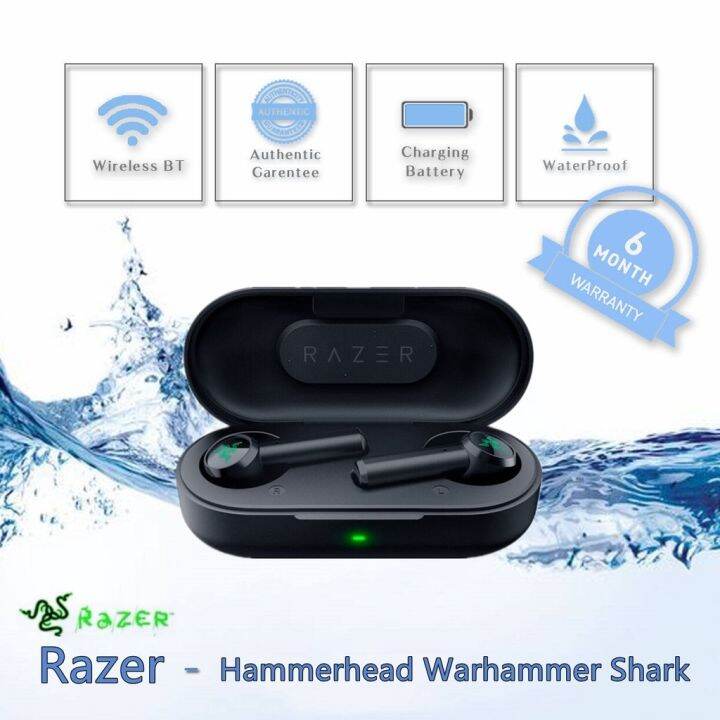 Headphones Original Razer Hammerhead Wireless Earphone Bluetooth Gaming